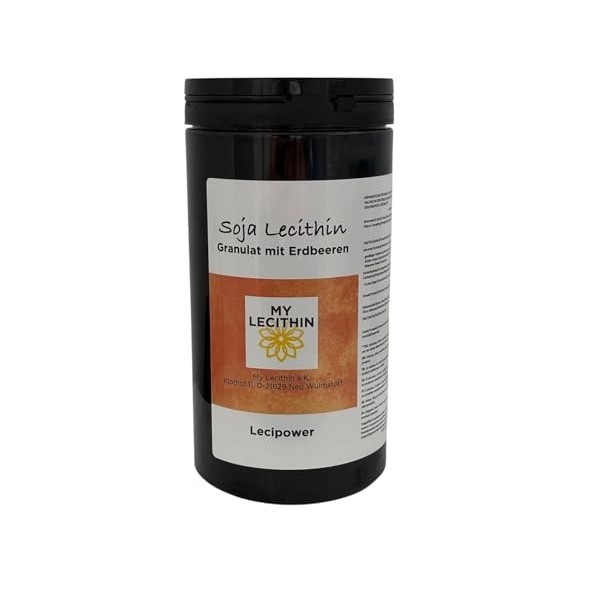 Granulés de lécithine de soja avec fraises | Qualité allemande | Végétalien