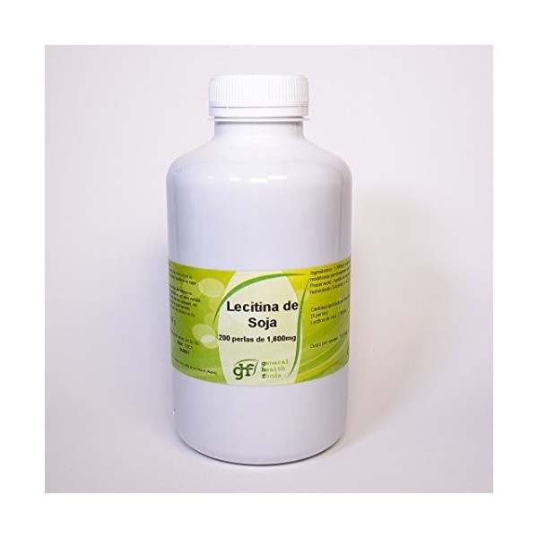 GHF LECITINA 1200mg. 200perlas – produit multifonction à large champ d’application, s’intègre facilement dans une routine de 