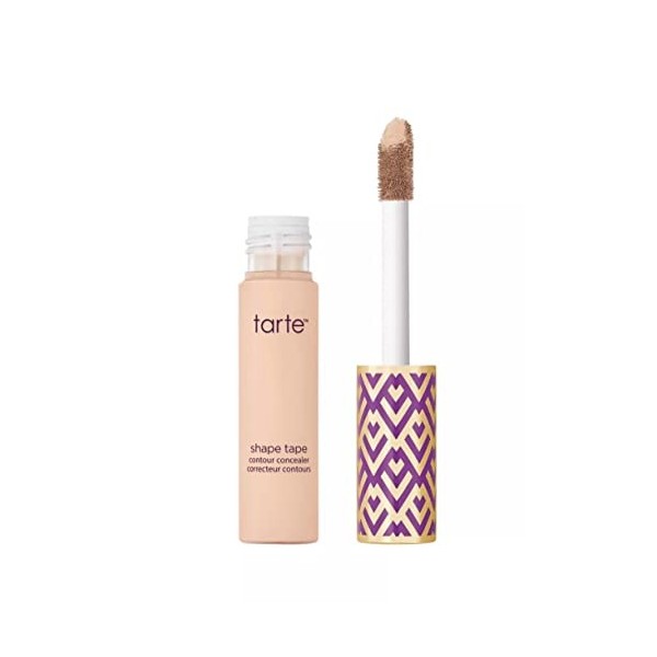 Tarte Shape Tape Contour Correcteur de teint Sable moyen 34S Peau moyenne avec des nuances jaunes