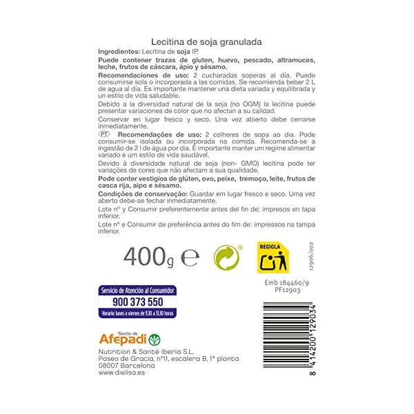 DIETISA - IP SAVID lécithine de soja DIET