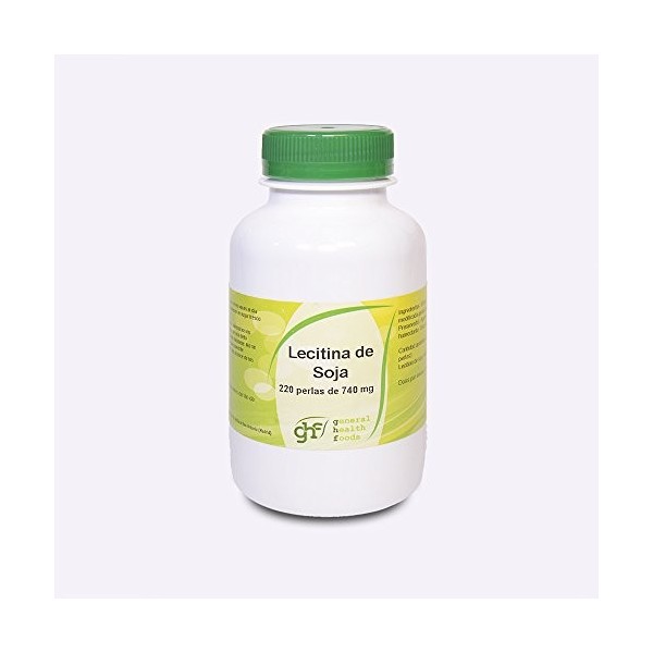 Lécithine de soja 740mg 220 perlas GHF