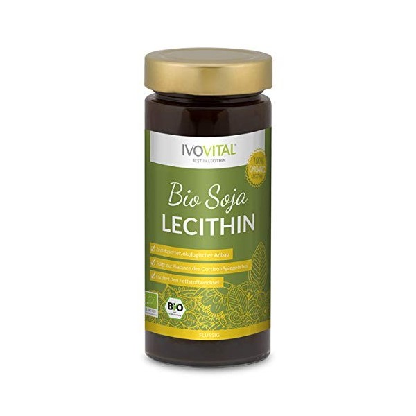 IVOVITAL® Lécithine de soja biologique pressage écologique 275 ml Lécithine