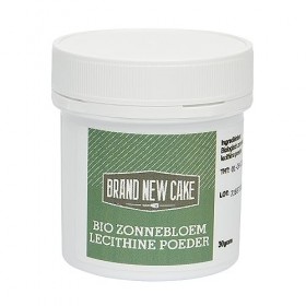 BrandNewCake® Lécithine de Tournesol Bio en Poudre 30g - Stabilisateur et Émulsifiant Naturel