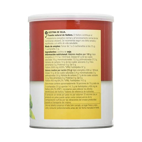 Lecitina Santiveri Bote 275G