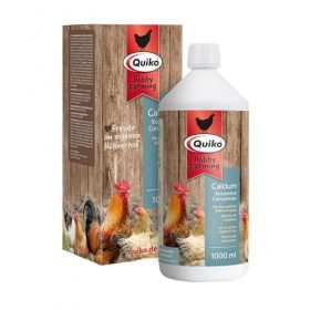 Quiko Hobby Farming Calcium Concentré 1000ml - pour Poules, cailles & volailles - Apport Optimal de calcaire - Idéal pour la ...
