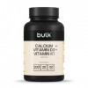 Bulk Capsules de calcium, de vitamine D3 et de vitamine K1, 1000 mg, paquet de 90, lemballage peut varier