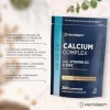Calcium Magnésium Zinc Vitamin D3 | 200 Comprimés Vegan | Calcium Comprimé | Complexe Vitamine et Minéraux | Haute Résistance