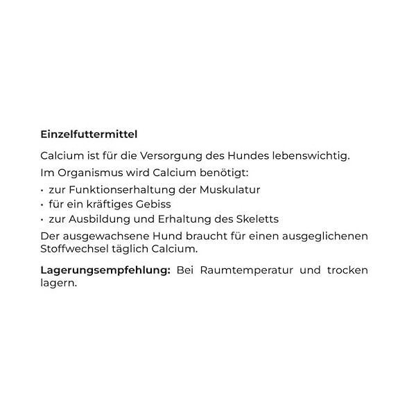 Canina Calcium Carbonat Pulver. 1er Pack 1 x 1 kg [Misc.]