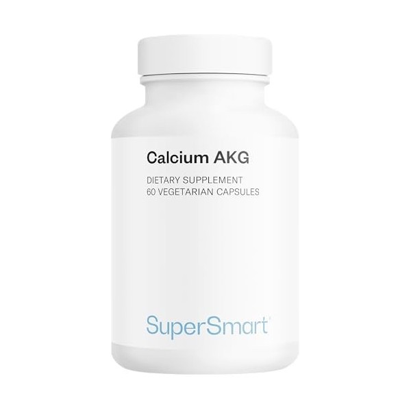 Calcium AKG - Complément de Calcium Alpha-Cétoglutarate Ca-AKG - Santé Cellulaire & Longévité - Dosage Élevé 1 000 mg par 