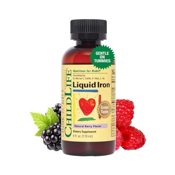 Liquid Iron Child Lifes Natural Berry Flavor, 118 ml