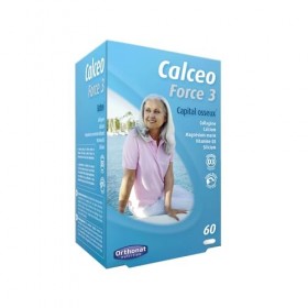Orthonat - Calceo Force 3 - Complément Alimentaire Capital Osseux - A Base de Collagène Marin 564 mg par Comprimé , de Calci