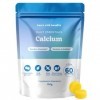 Gummies Calcium 500mg – Daily Essentials – Contribue à une Fonction Musculaire Normale et Maintien d’Os et de Dents Normaux –