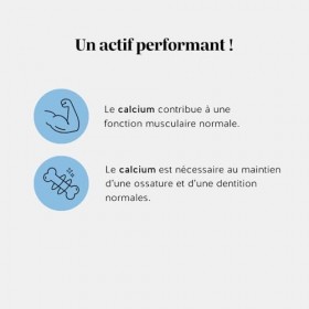Gummies Calcium 500mg – Daily Essentials – Contribue à une Fonction Musculaire Normale et Maintien d’Os et de Dents Normaux –