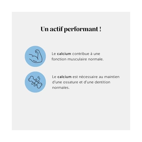 Gummies Calcium 500mg – Daily Essentials – Contribue à une Fonction Musculaire Normale et Maintien d’Os et de Dents Normaux –