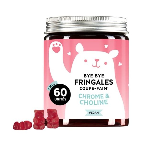 Bye Bye Fringales Coupe-Faim – Avec du Chrome et de la Choline – Pour maintenir une glycémie normale – 60 unités 1 mois – S