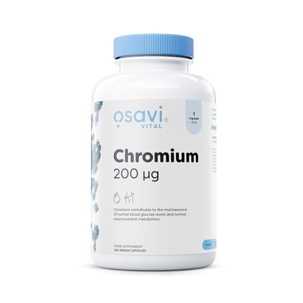 Osavi Chromium, 200mcg - 250 vegan caps