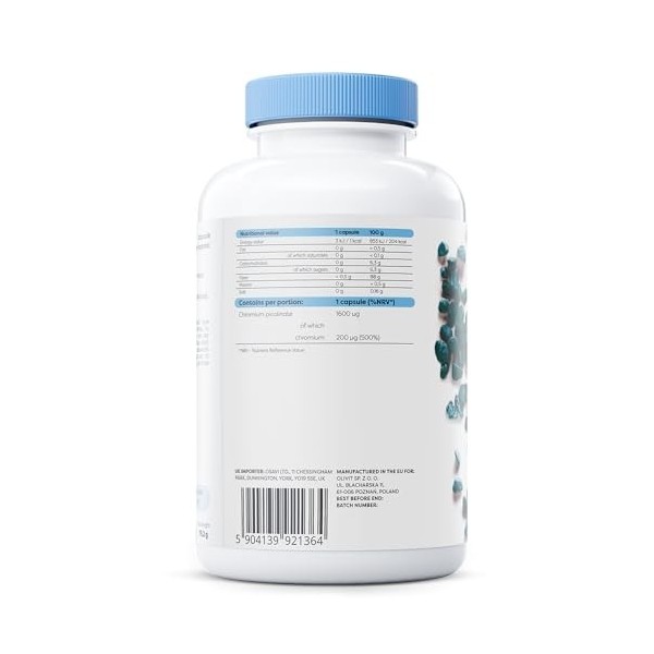 Osavi Chromium, 200mcg - 250 vegan caps