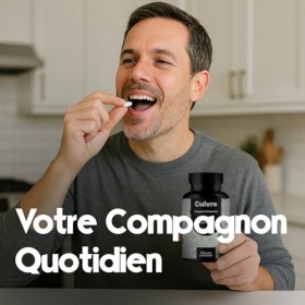 Cuivre Complément Alimentaire - 400 Comprimés - 2 mg par Comprimé, Vegan, Produit en Allemagne