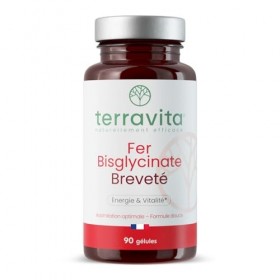 FER Bisglycinate Pur 14 mg | Complément Alimentaire Anti-Fatigue | Fer Breveté Ferrochel® Haute Absorption | Cure de 3 Mois s