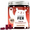 Bears with Benefits En cas de carence en fer : complexe vegan contenant du fer hautement dosé, des vitamines B12, B1, B6, C, ...