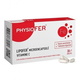 Physiofer Gélules - Complément Alimentaire - 30 gélules