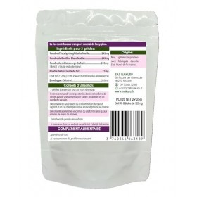 NAKURU | Respiration | Gamme Équilibre | Fabriqué en France | "Eucalyptus + Bouillon Blanc + Shiitaké ! !" 90 Gélules Fer