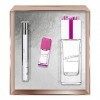 EVAFLORPARIS Je TAime Passionnement Coffret pour Femme Eau de Parfum 100 ml + Miniature 7,5 ml + Vapo de Sac 12 ml Vaporisat