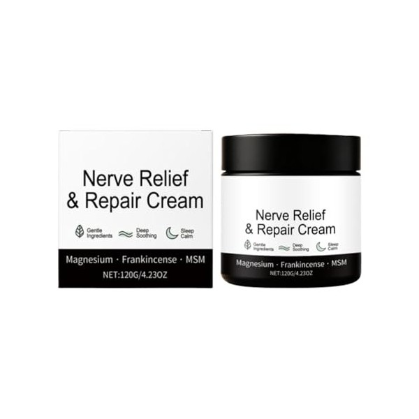 Lotion au magnésium pour la neuropathie,Crème naturelle pour la neuropathie,pour une détente quotidienne, une hydratation de ...