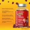 Fer Gummies Enfants 7mg avec Vitamine C 20mg | 60 Vegan Gummies | Fer Complément Alimentaire avec Acide Ascorbique | Iron Sup