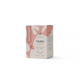 SEA SIMPLE - Fer végétal et vitamine C - 20 ampoules de fer naturel - Fabriqué en France