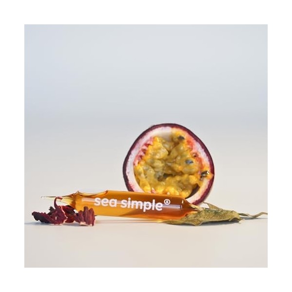 SEA SIMPLE - Fer végétal et vitamine C - 20 ampoules de fer naturel - Fabriqué en France