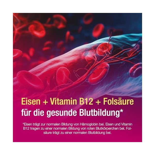 Eisen Verla plus Direkt-Granulat Sticks für gesunde Blutbildung, 30 pc Sachets