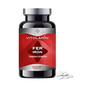 FER supplément | VITOLAMIN® 180 COMPRIMÉS VÉGÉTARIENS | Contribue au métabolisme énergétique et réduit la fatigue et lépuise
