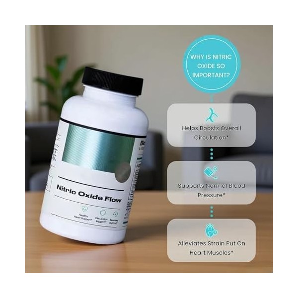 Suppléments doxyde nitrique – Idéal pour les athlètes et les amateurs de fitness, favorisent une circulation saine, lendura