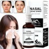Spray nasal à liode, brume de nettoyage et de soin nasal quotidien avec iode et acide fulvique, brume fine non médicamenteus ...