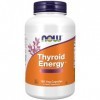 Now Foods, Thyroid Energy, avec Iode et L-Tyrosine, 180 Capsules végétaliennes, Sans Soja, Sans Gluten, Végétarien, Sans OGM