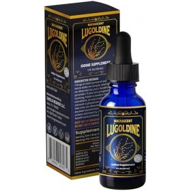 Lugoldine Gouttes d’Iode Activé 30 ml – Procédé Breveté US20090022816A1 , 100% VNR par dose journalière, Sans alcool ni glyc