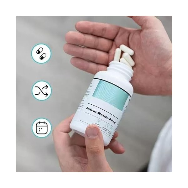Oxyde nitrique pour hommes – Soutien cardiaque et pré-entraînement, musculation