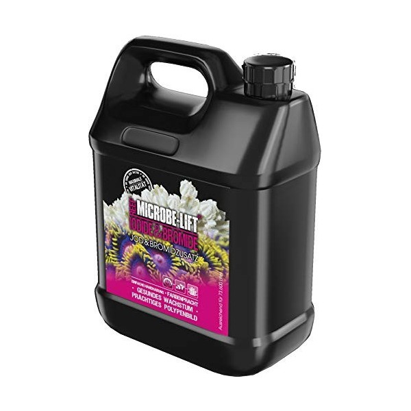 ARKA Iodures & Bromures - 5000 ML - Complément diode & de bromure, améliore la vitalité et Les Couleurs des coraux, soutient ...