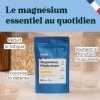 Magnésium Bisglycinate + Vitamine B6, Fatigue, Stress, Sommeil & Récupération, Magnesium Haute Absorption, 240 mg/j, 60 Gélul