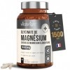 VitaBright Magnésium Bisglycinate Bio 1500 mg – 300 mg de magnésium élémentaire par portion – 180 gélules végétales pour 3 mo