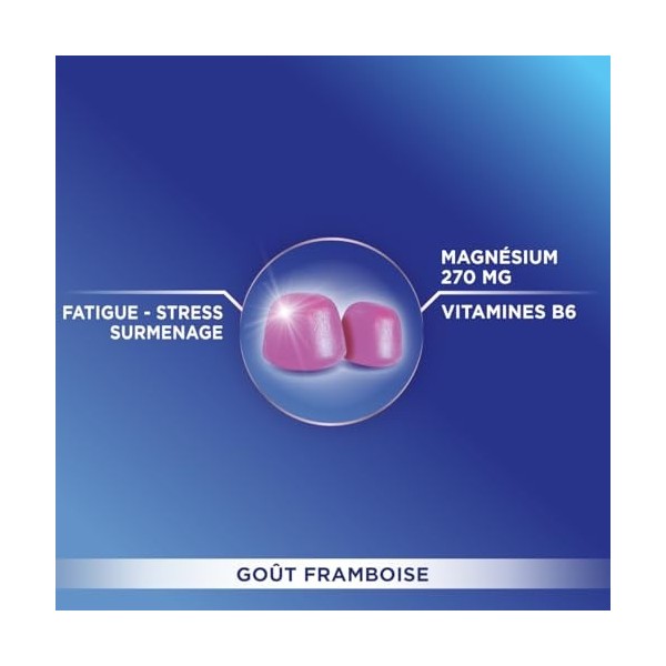 Forté Pharma - Magnesium Gummies stress - Complement Alimentaire Complexe magnesium - Magnesium Vitamine B6 - Stress Adulte E...