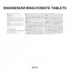 Bulk Comprimés de bisglycinate de magnésium, 500mg, 60 Comprimés, Absorption élevée, Favorise la fonction musculaire, Sommeil
