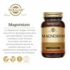 Solgar Magnésium Bisglycinate - Sommeil et Fatigue - Métabolisme énergétique - Vitalité et Energie - Hautement assimilable - 