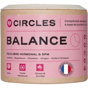 Circles Balance Complément SPM Femme Gattilier – Circles BALANCE | Rhodiole & Magnésium – Dérèglement Hormone œstrogène - Équ...