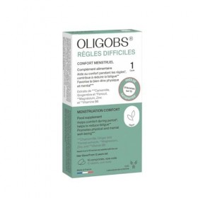 Oligobs Règles Difficiles Confort Menstruel 1 Cycles | Camomille, Fenouil, Gingembre, Magnésium & Vitamine B6 | Ressenti dès ...