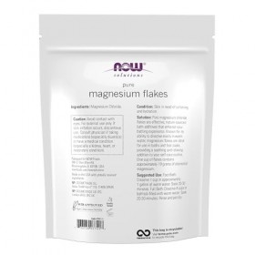 NOW Foods 100% Pure Magnesium Flakes - 750g Magnésium