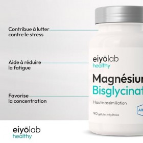 MAGNÉSIUM BISGLYCINATE + Vitamine B6 | Forme Chélatée Labellisée TRAACS | Assimilation Maximale sans Inconforts Digestif | So
