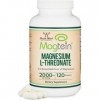 Double Wood Supplements Capsules de magnésium L Thréonate Supplément à haute absorption avec la forme la plus biodisponible 