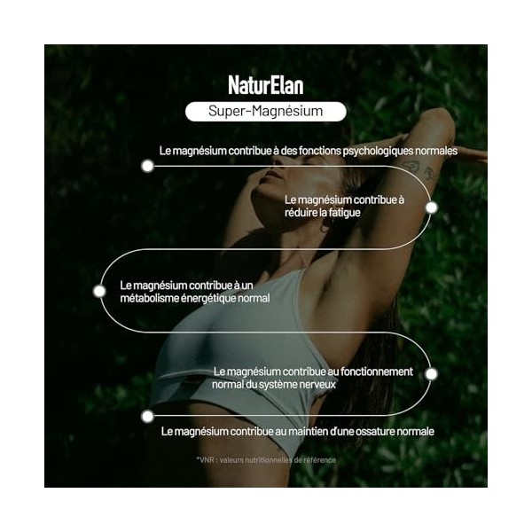 Magnesium Complex 400mg - 180 Gélules Premium 12 mois , 5 en 1, 807 mg par capsule dont 400 mg de magnésium élémentaire, Veg